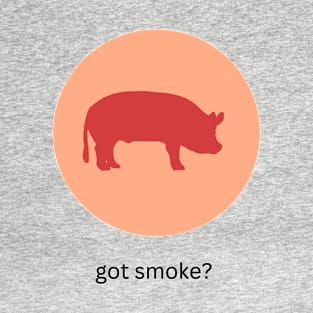 got smoke? - slow roast pork T-Shirt